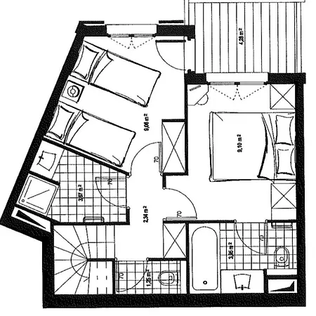 Lejlighed L'ekrin Des Arcs - Arc 1950 Le Village - Duplex 6-8 Pers Les Arcs (Savoie)